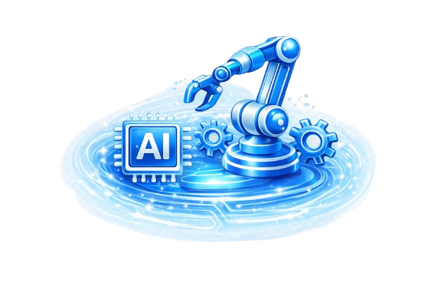 AI development icon for Freelance Planet showing custom artificial intelligence systems advanced automation and scalable technology solutions for businesses teams and professionals