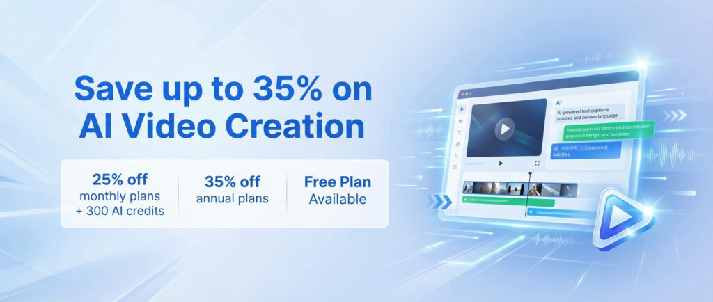 VEED exclusive AI video creation deal with up to 35 percent discount, free plan, and bonus AI credits on Freelance Planet
Exclusive AI Tool Offers – verified AI deals from trusted platforms

