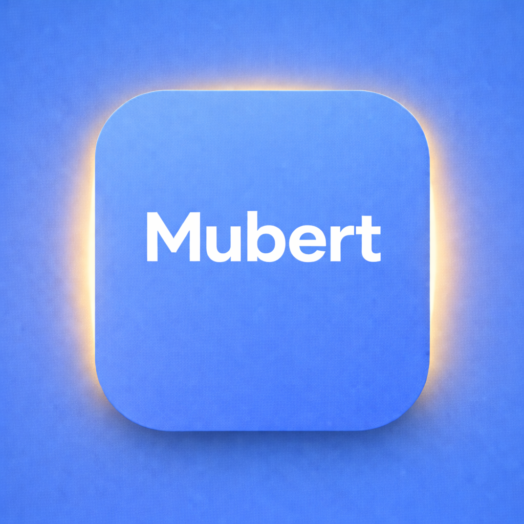 Mubert AI music generation logo icon for Freelance Planet audio tools catalog AI Audio & Sound Generation
