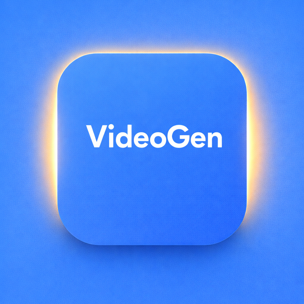 VideoGen Logo - Automated AI Video Production on Freelance Planet AI Content & Media Generation