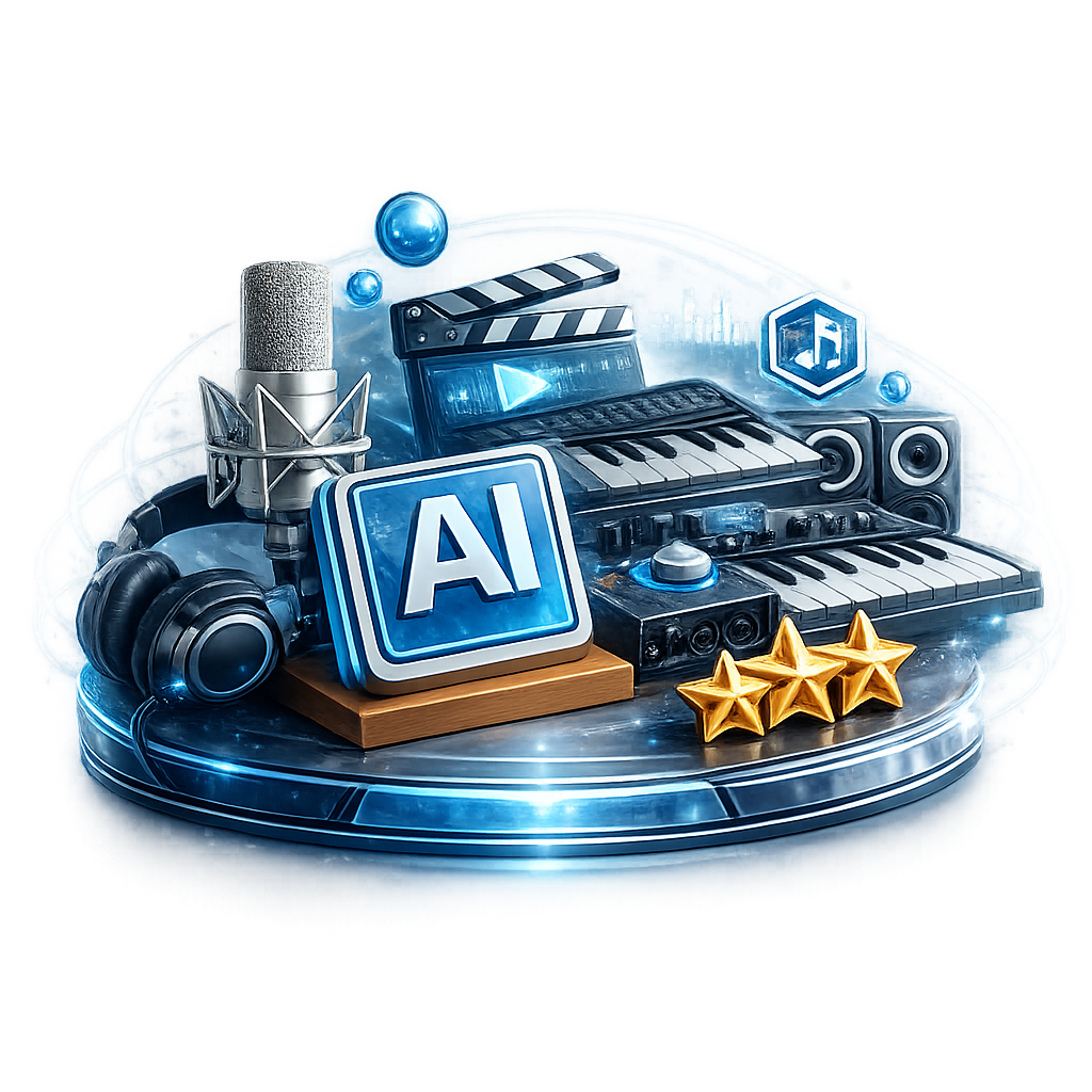 AI music and audio tools ranked for creators, including text-to-music and sound generation for AI Rankings & Reviews hub 